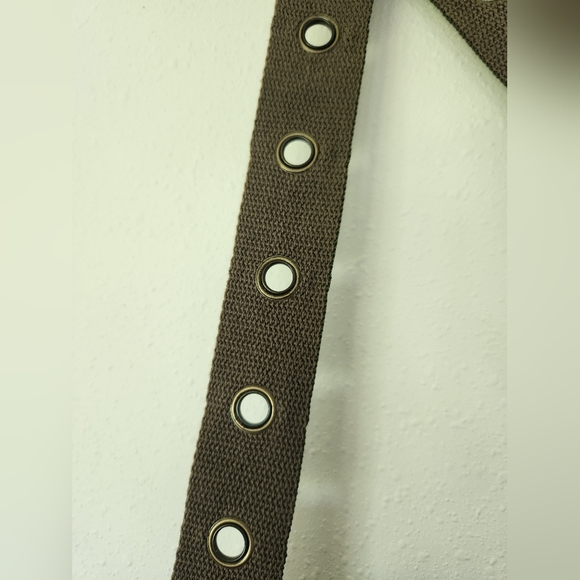 Bomber Babe Brown Canvas Messenger Bag - Picture 8 of 9